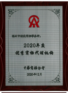 2020年，-精英商標所被中華商標協(xié)會評為“2020年度優(yōu)秀商標代理機構(gòu)”；.png